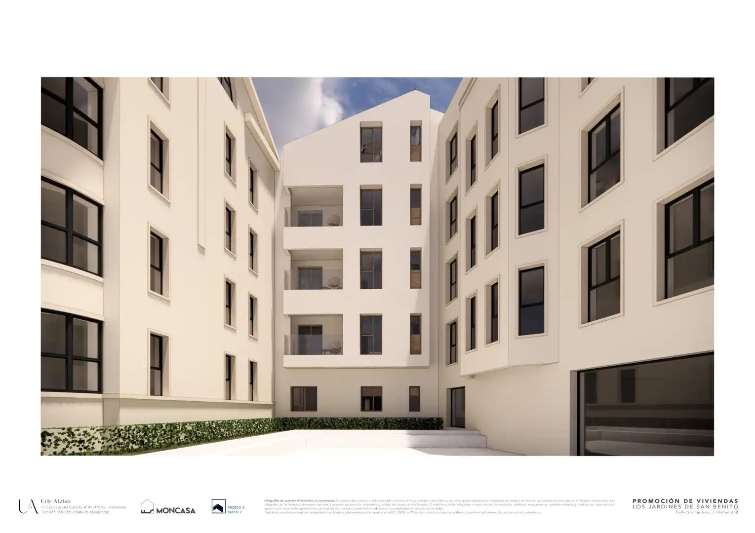 Vista exterior de Ático en venta en Valladolid con Calefacción, Jardín privado y Trastero