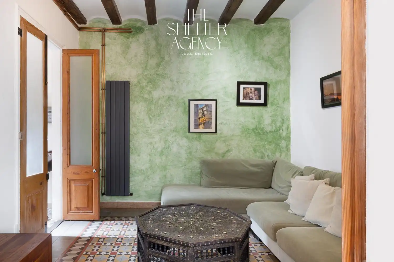 Sala de estar de Ático en venta en Barcelona con Calefacción, Trastero y Balcón