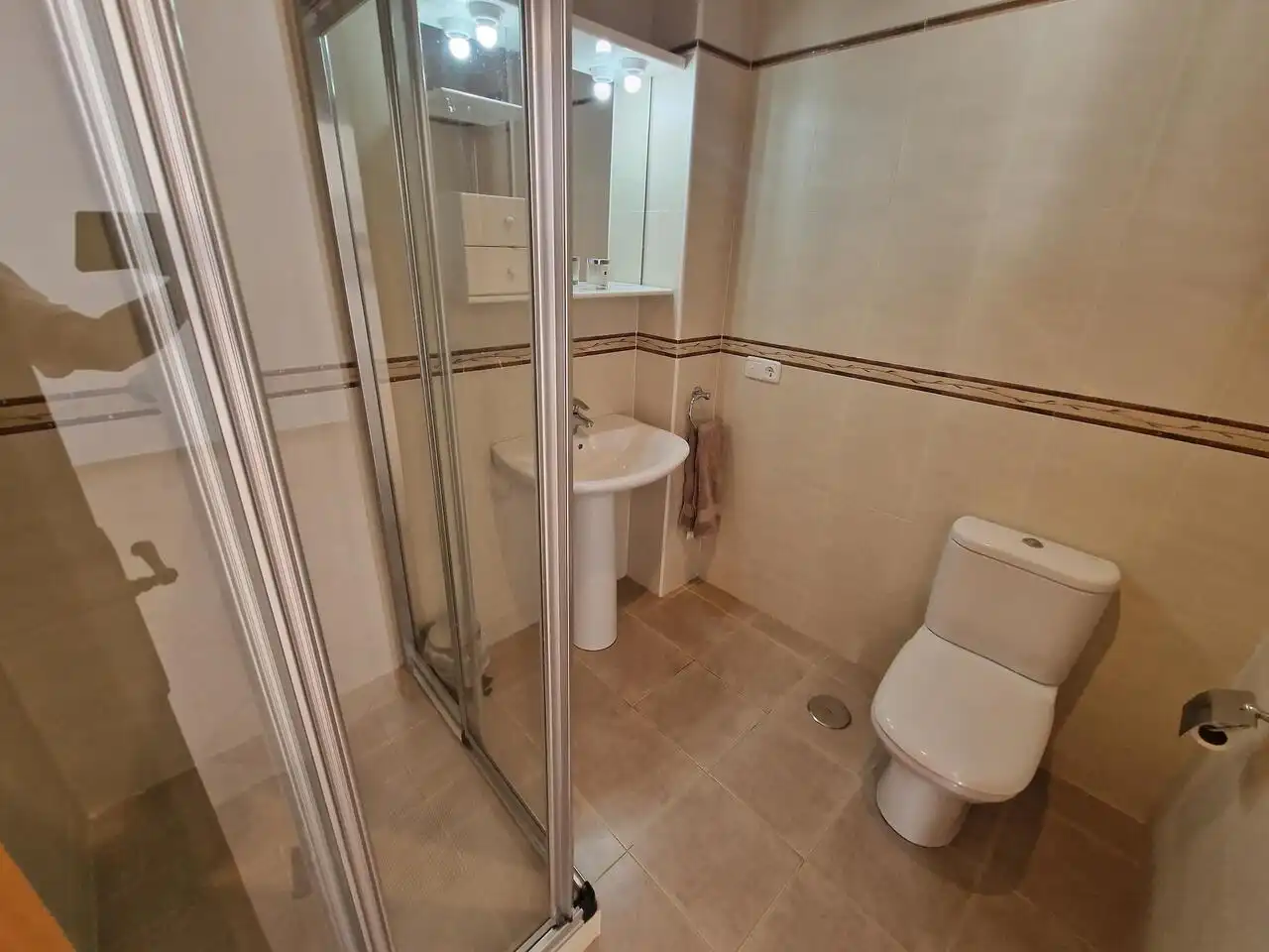 Baño de Casa o chalet en venta en Periana con Aire acondicionado, Terraza y Piscina