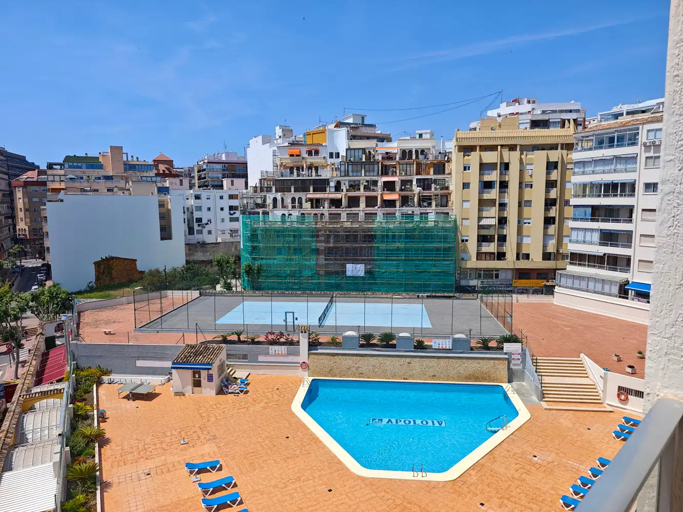 Swimming pool of Flat for sale in Calpe / Calp  with Terrace, Furnished and Oven