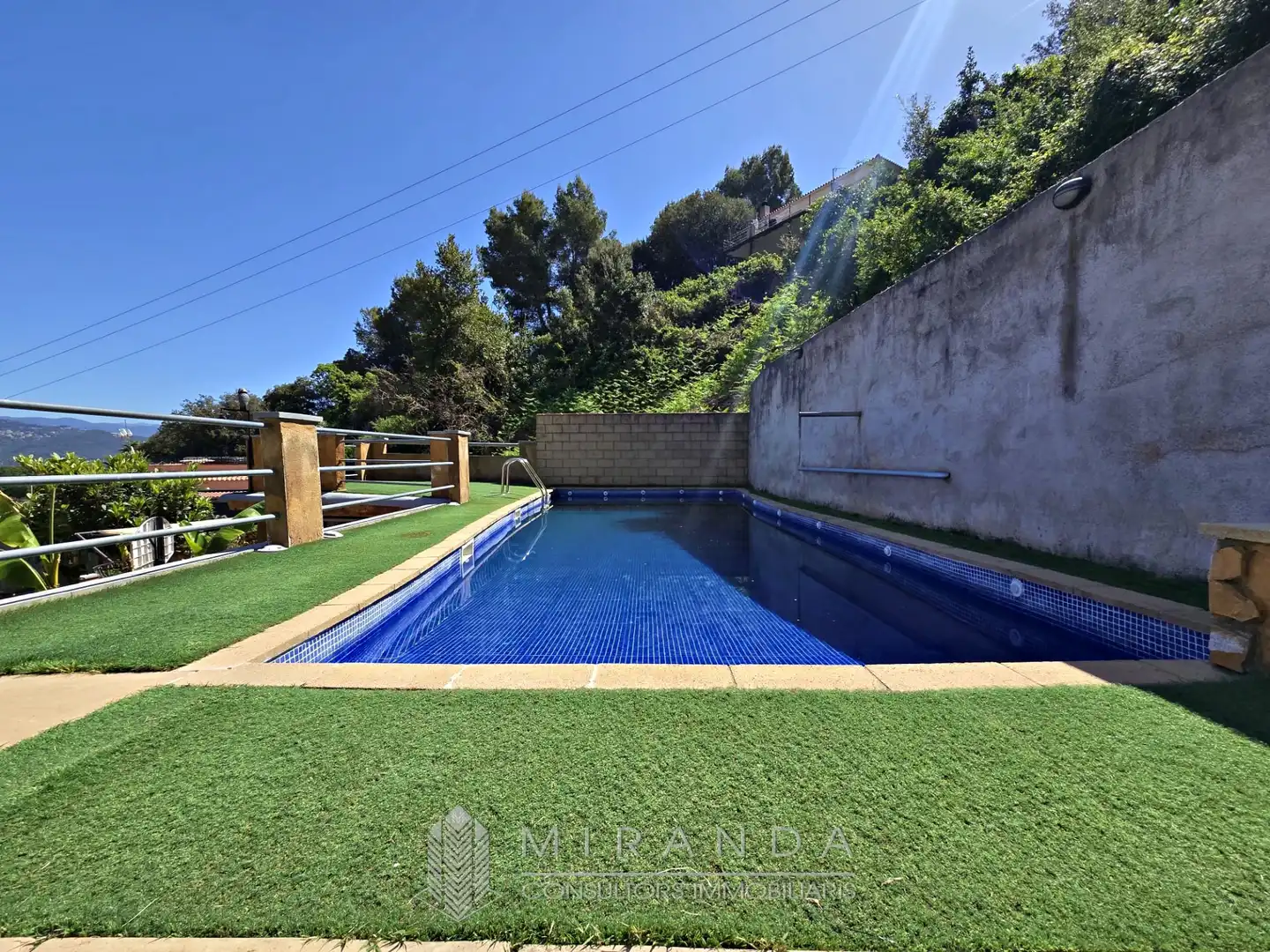 Piscina de Casa o chalet en venta en Bigues i Riells del Fai con Aire acondicionado, Calefacción y Jardín privado