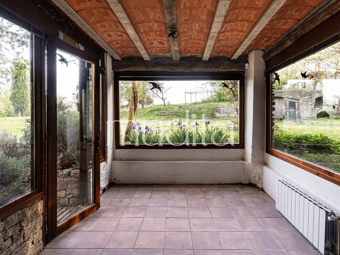 Terrassa de Finca rústica en venda en Tavertet amb Calefacció, Jardí privat i Terrassa