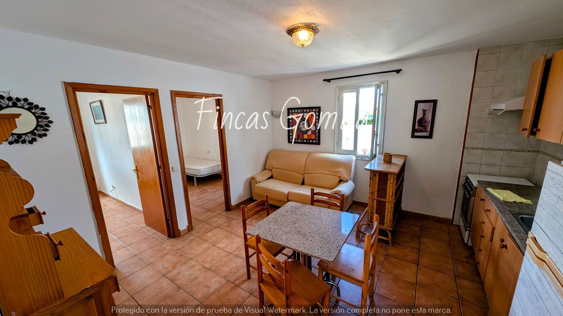 Sala d'estar de Apartament en venda en Es Mercadal amb Jardí privat