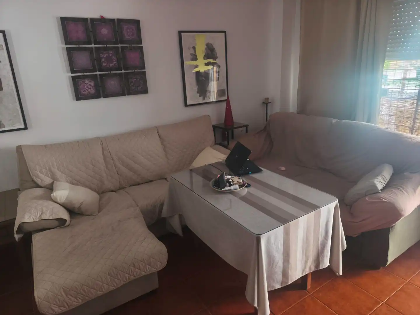 Sala d'estar de Casa adosada en venda en Islantilla amb Terrassa, Traster i Piscina comunitària
