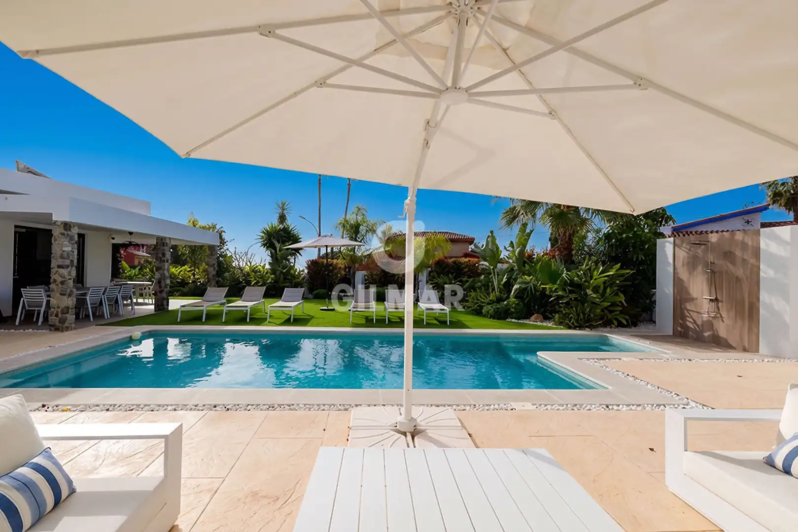 Swimming pool of Houses for sale in Benalmádena  with Heating, Private garden and Swimming Pool