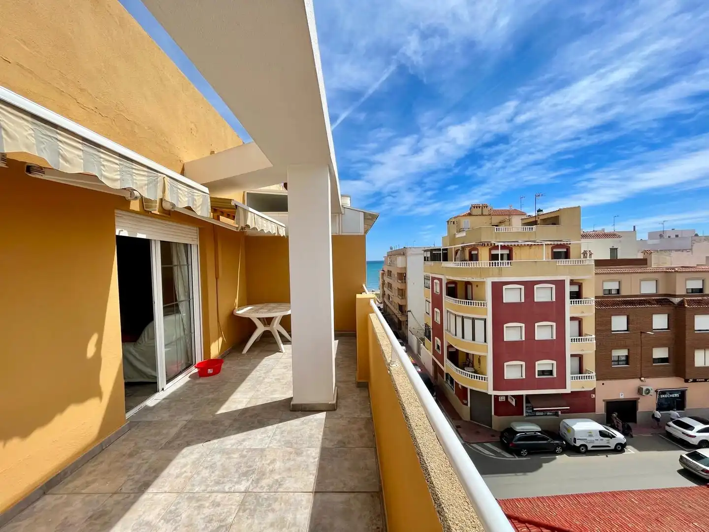 Balcony of Attic for rent in Torrevieja  with Air Conditioner, Heating and Furnished