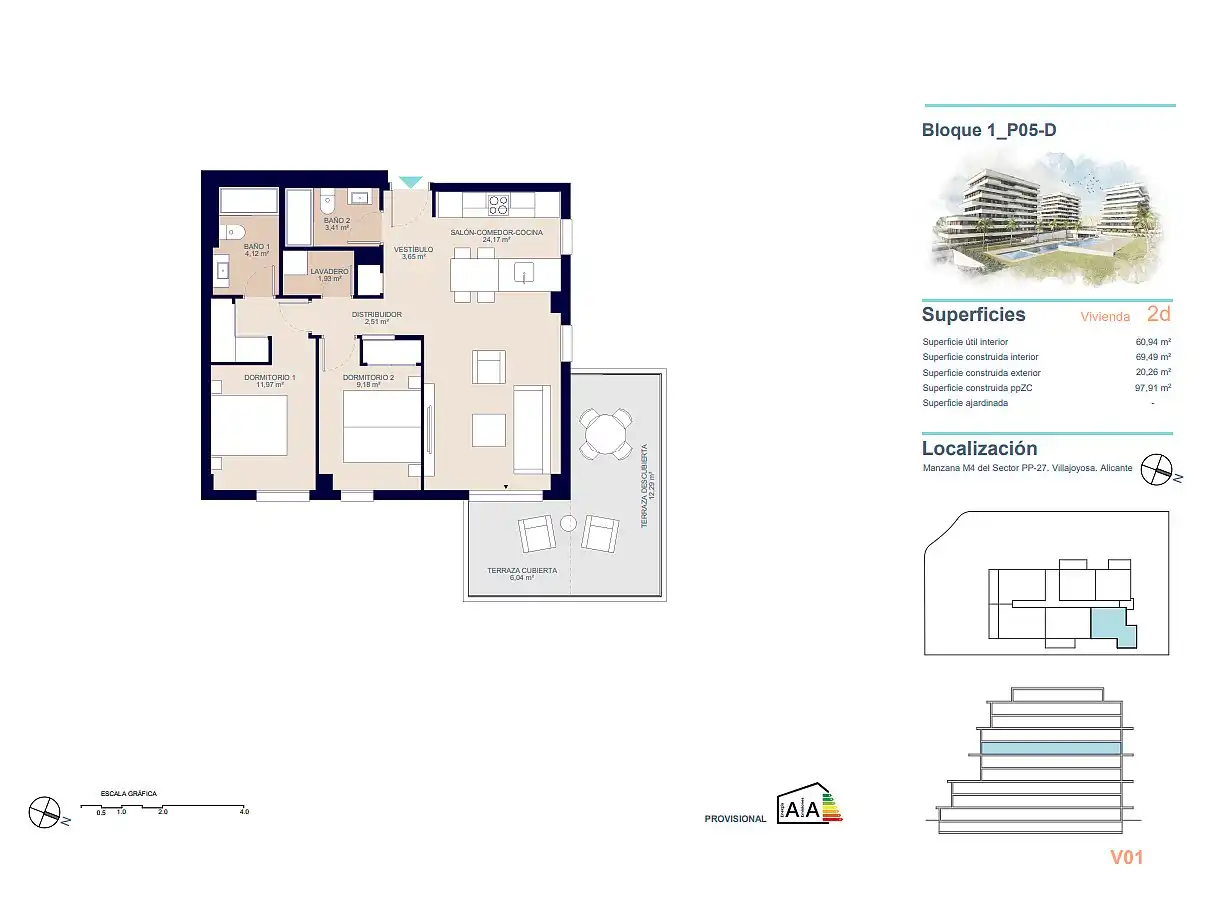 Appartement compact avec terrasse à vendre à Platja de Torres, imagen 35
