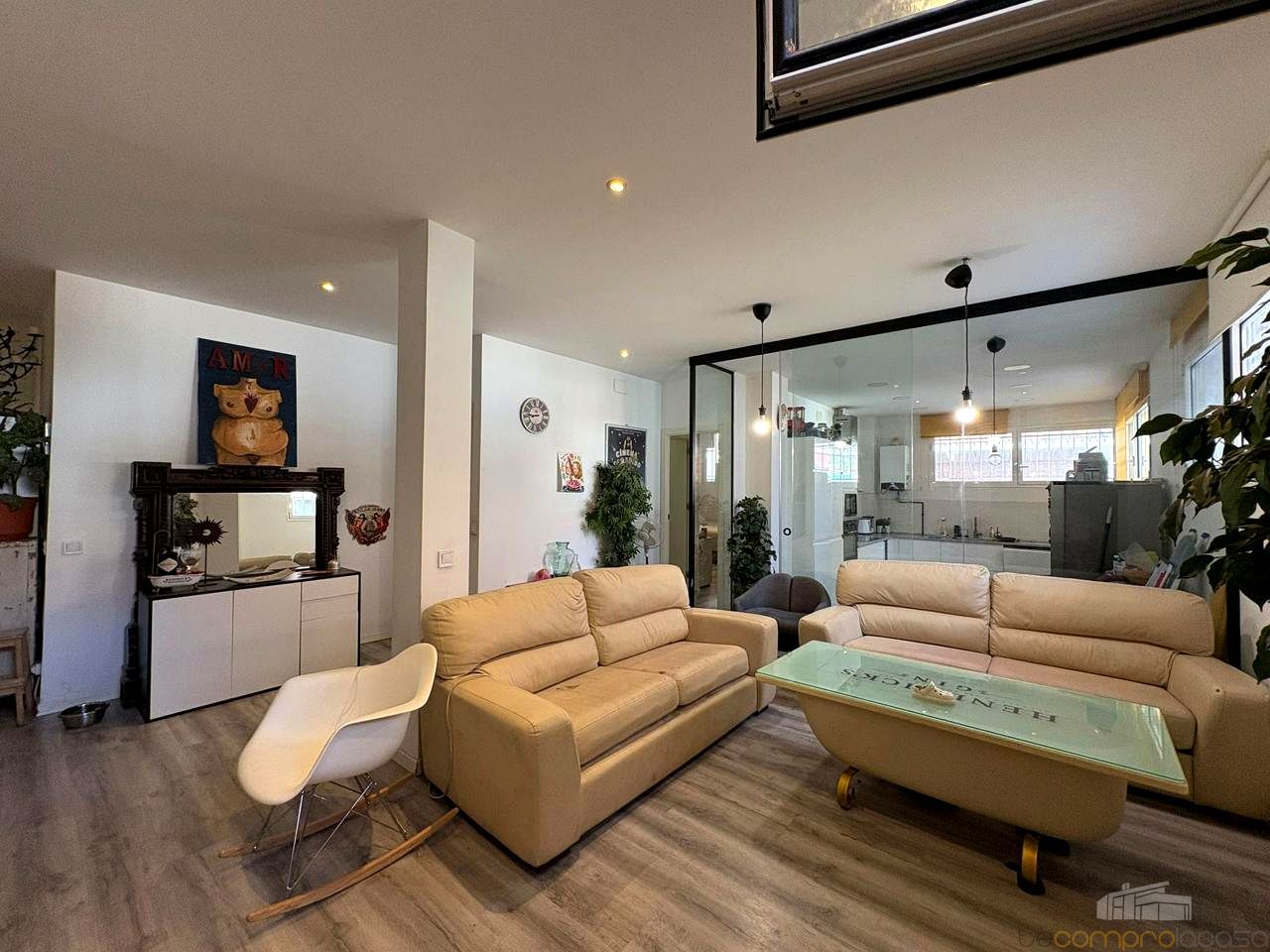 Sala d'estar de Dúplex en venda en  Madrid Capital amb Calefacció, Parquet i Traster
