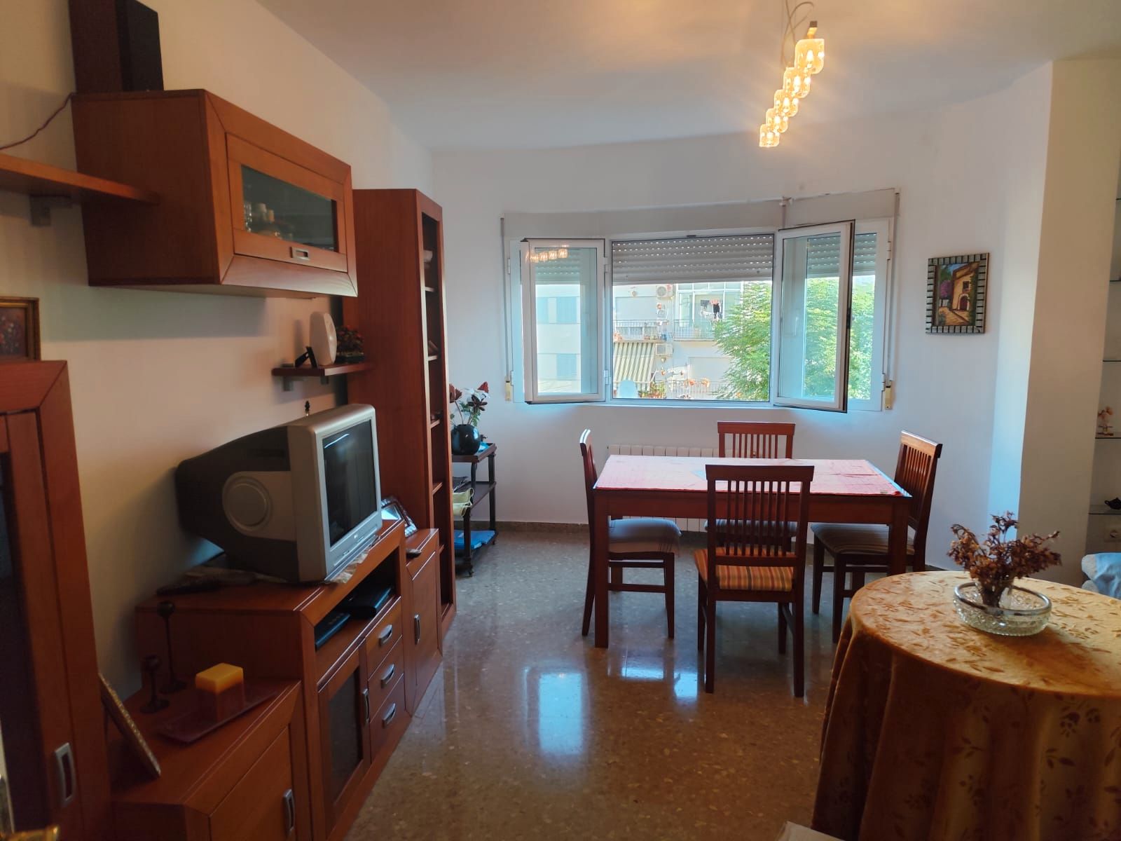 Living room of Flat for sale in Zafra  with Heating and Furnished