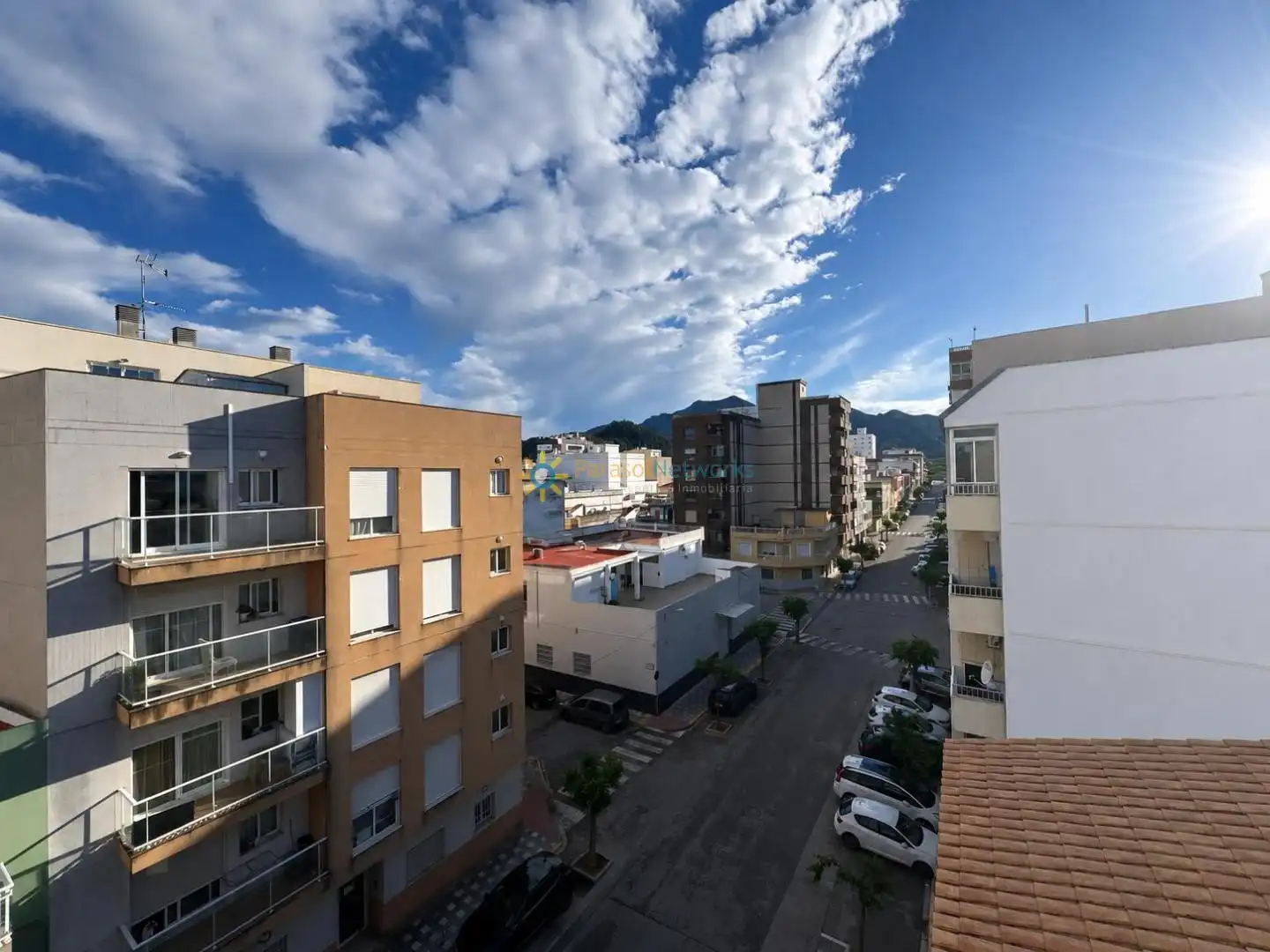 Vista exterior de Piso de alquiler en Xeraco con Amueblado y Balcón