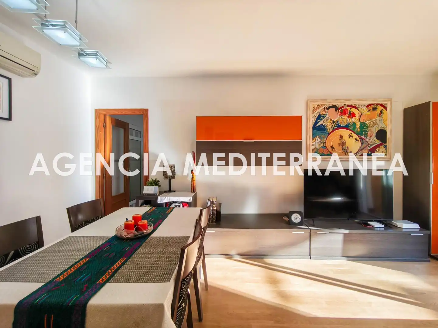 Sala d'estar de Pis en venda en Riba-roja de Túria amb Aire condicionat, Traster i Balcó