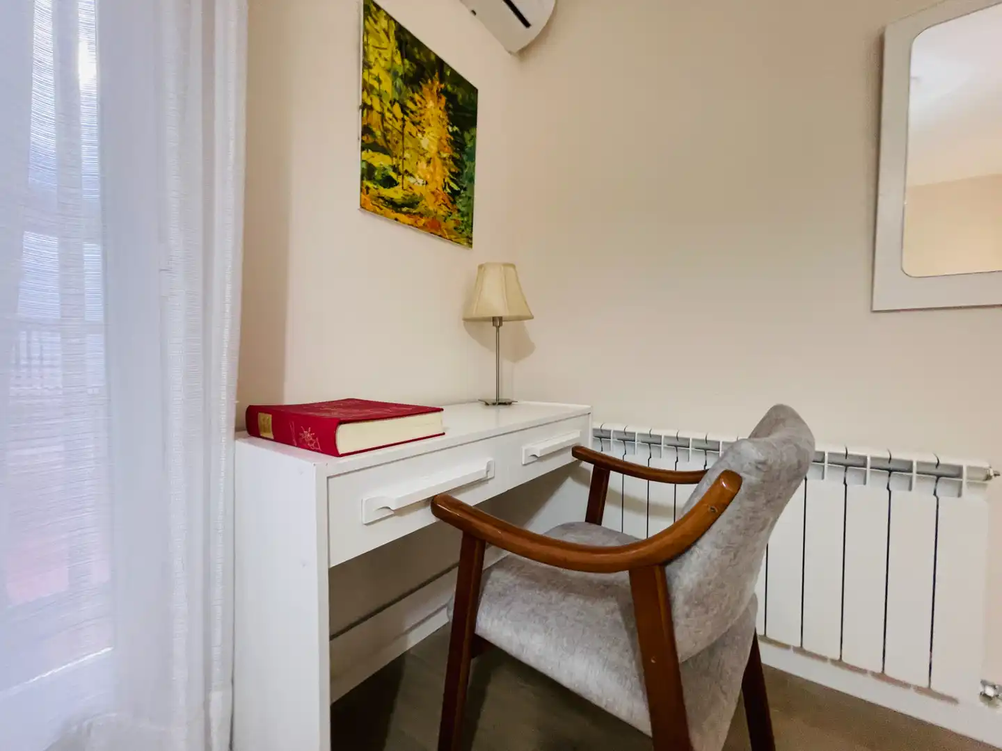 Bedroom of Flat for sale in La Guardia  with Air Conditioner, Heating and Furnished