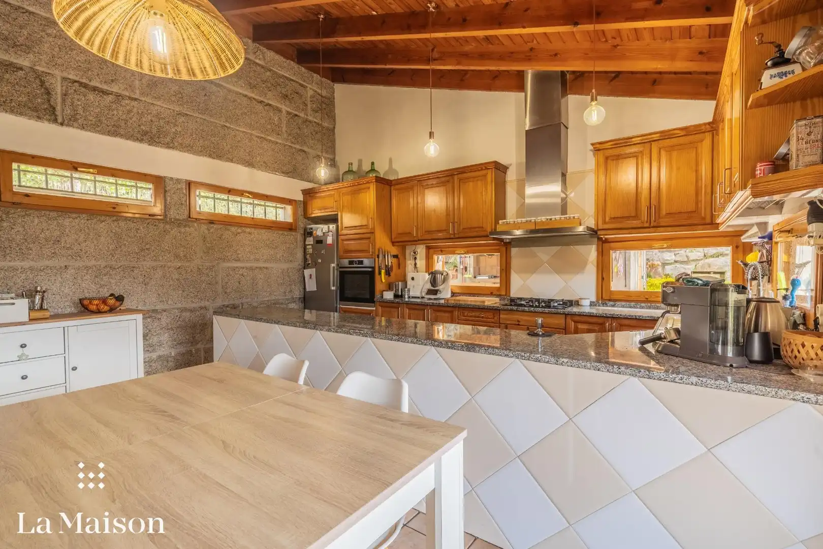 Kitchen of Houses for sale in Dosrius  with Heating, Private garden and Terrace