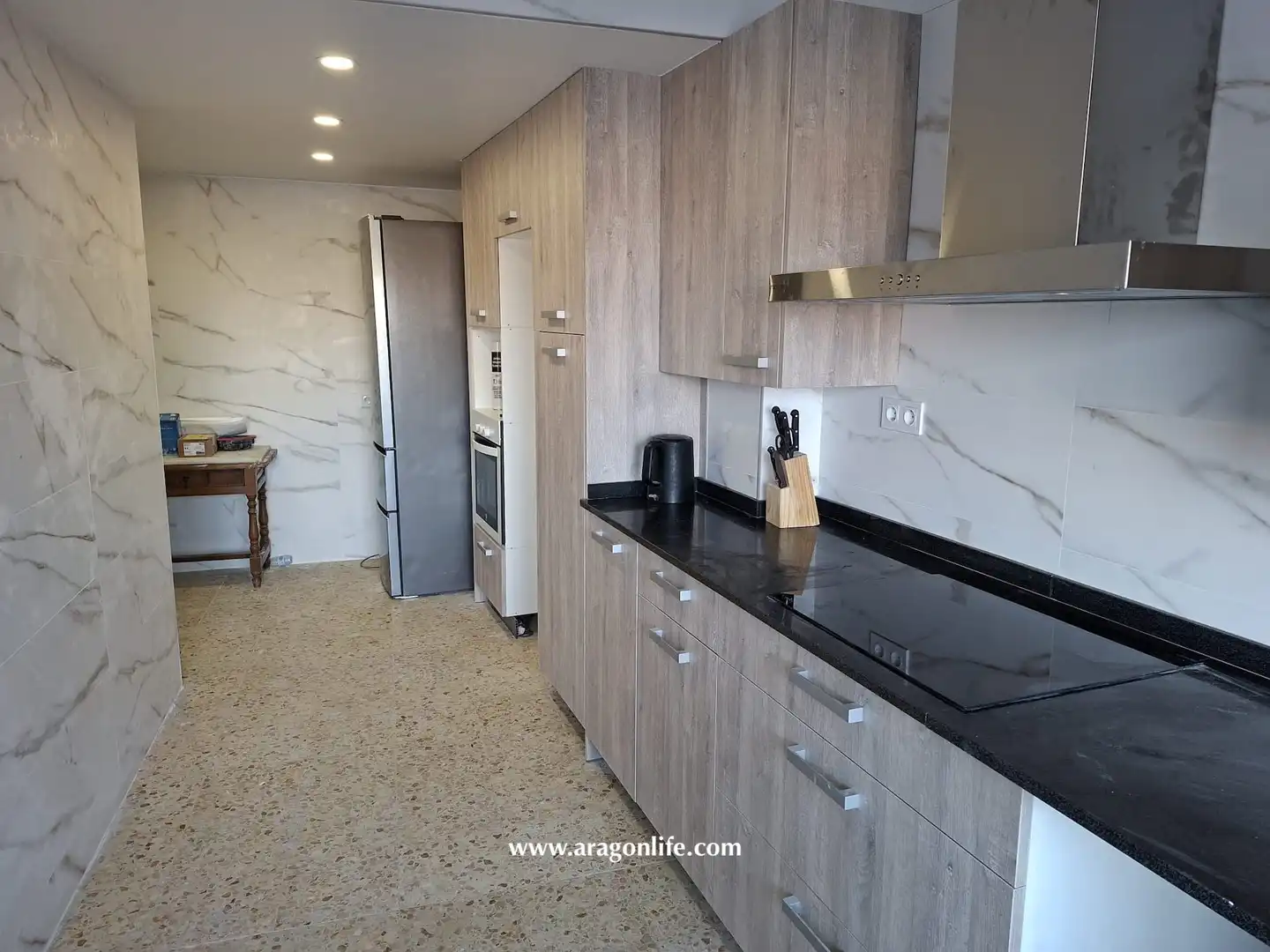 Cocina de Piso en venta en Caspe con Calefacción, Terraza y Balcón