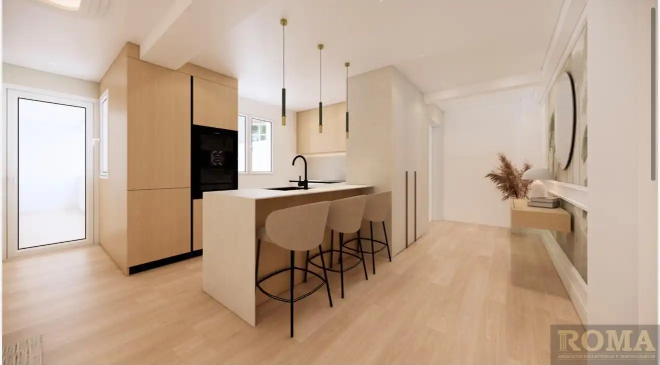 Küche von Wohnung zum Verkauf in Salamanca mit Heizung, Möbliert und Balkon