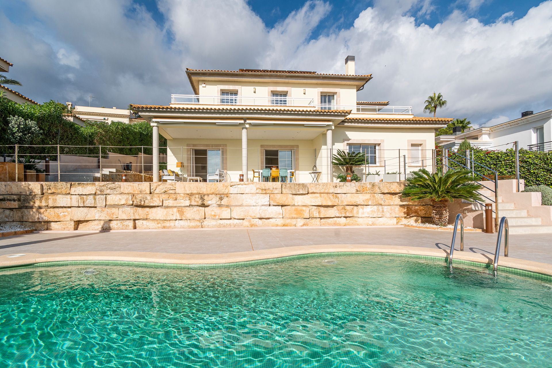Exterior view of House or chalet for sale in Calvià  with Air Conditioner, Heating and Private garden