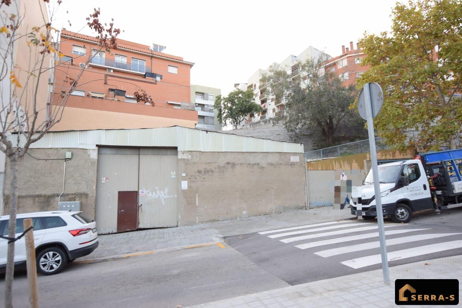 Vista exterior de Terreny industrial en venda en Mataró