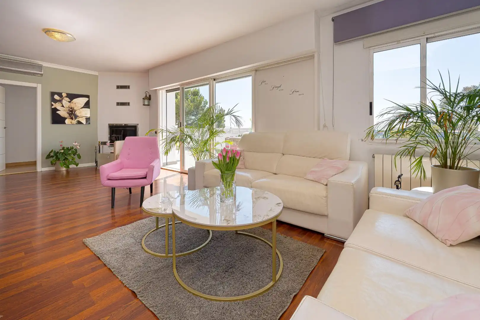 Sala de estar de Casa o chalet en venta en La Nucia con Aire acondicionado, Calefacción y Jardín privado