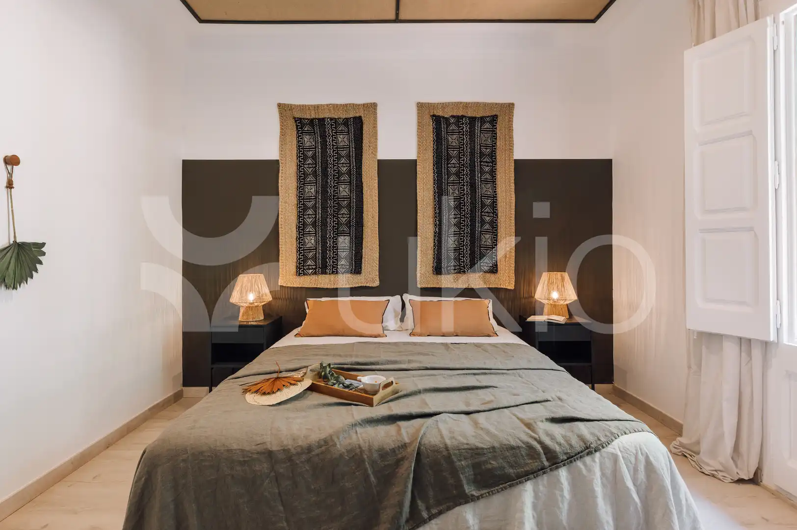 Habitación de Apartamento de alquiler en Barcelona con Aire acondicionado, Calefacción y Amueblado
