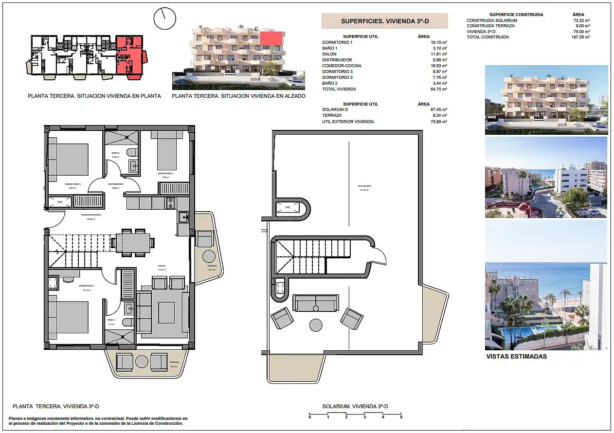 Apartamento con terraza en venta en Playa Muchavista, imagen 23