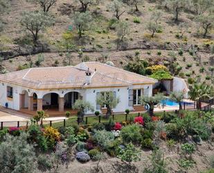 Garten von Haus oder Chalet miete in Canillas de Albaida mit Klimaanlage, Terrasse und Schwimmbad