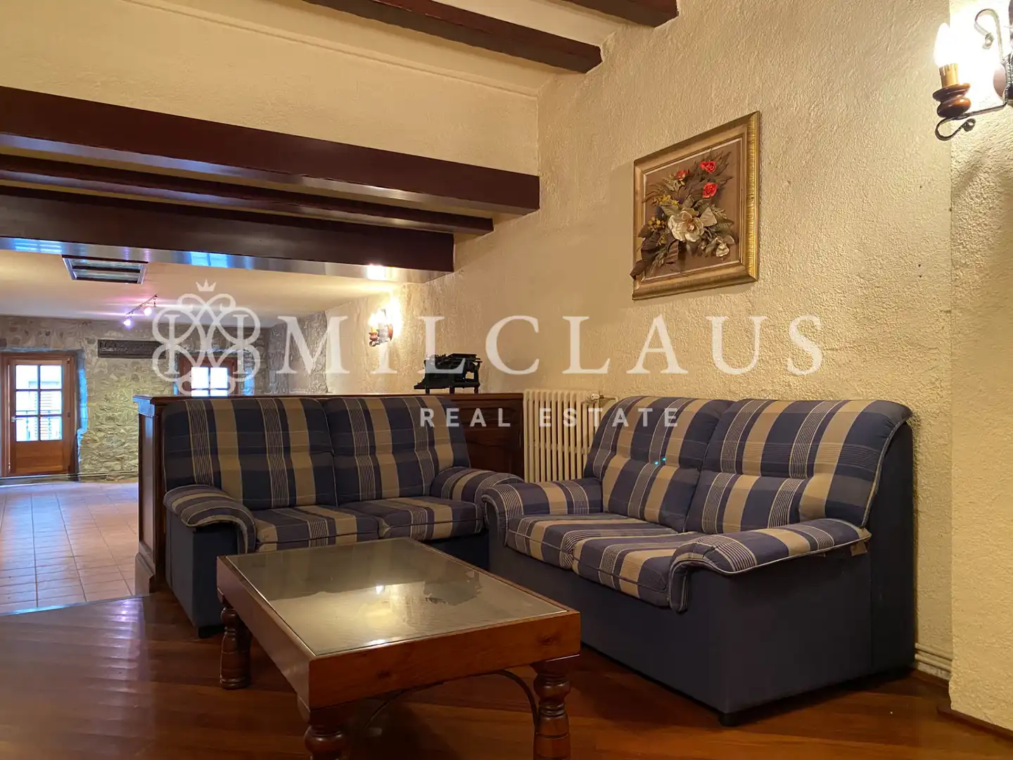 Sala d'estar de Casa o xalet de lloguer en Talamanca amb Calefacció, Parquet i Forn