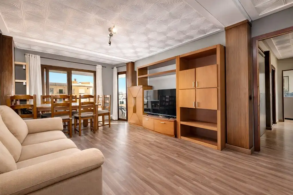 Sala de estar de Piso en venta en  Palma de Mallorca con Aire acondicionado, Parquet y Amueblado
