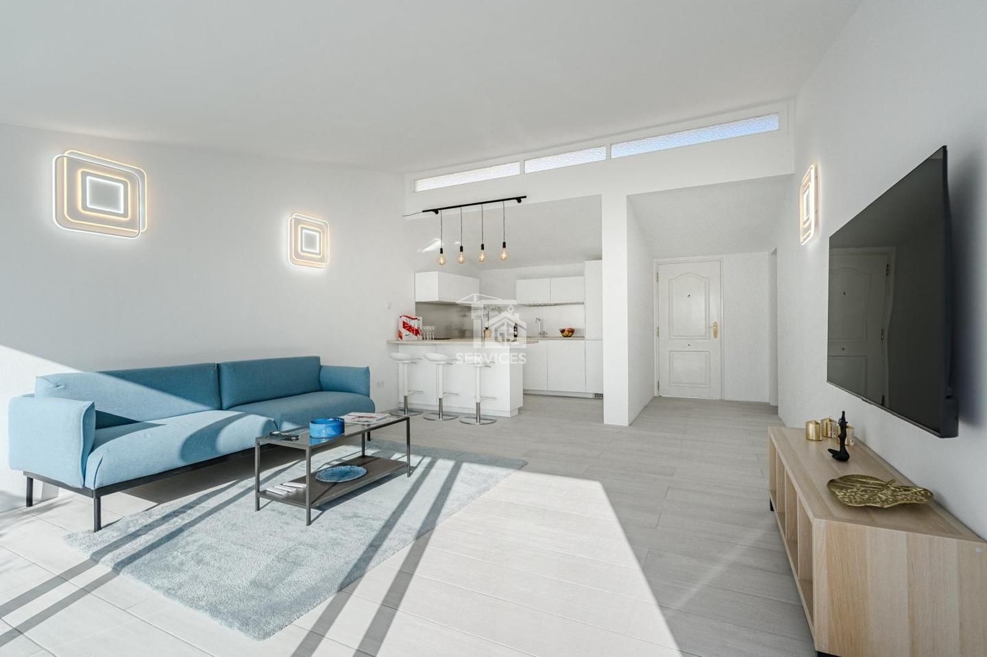 Sala d'estar de Casa o xalet en venda en Arona amb Jardí privat, Terrassa i Piscina