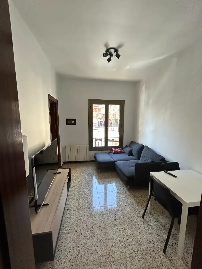 Living room of Flat for rent in Barcelona  with Air Conditioner, Heating and Furnished