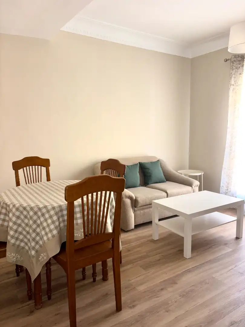 Sala de estar de Apartamento de alquiler en Plasencia con Aire acondicionado, Parquet y Amueblado