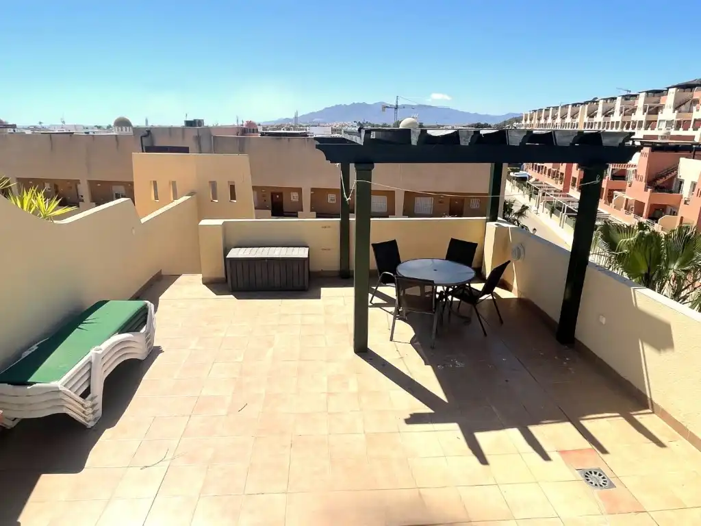 Terrasse von Wohnungen zum Verkauf in Vera mit Klimaanlage, Terrasse und Schwimmbad