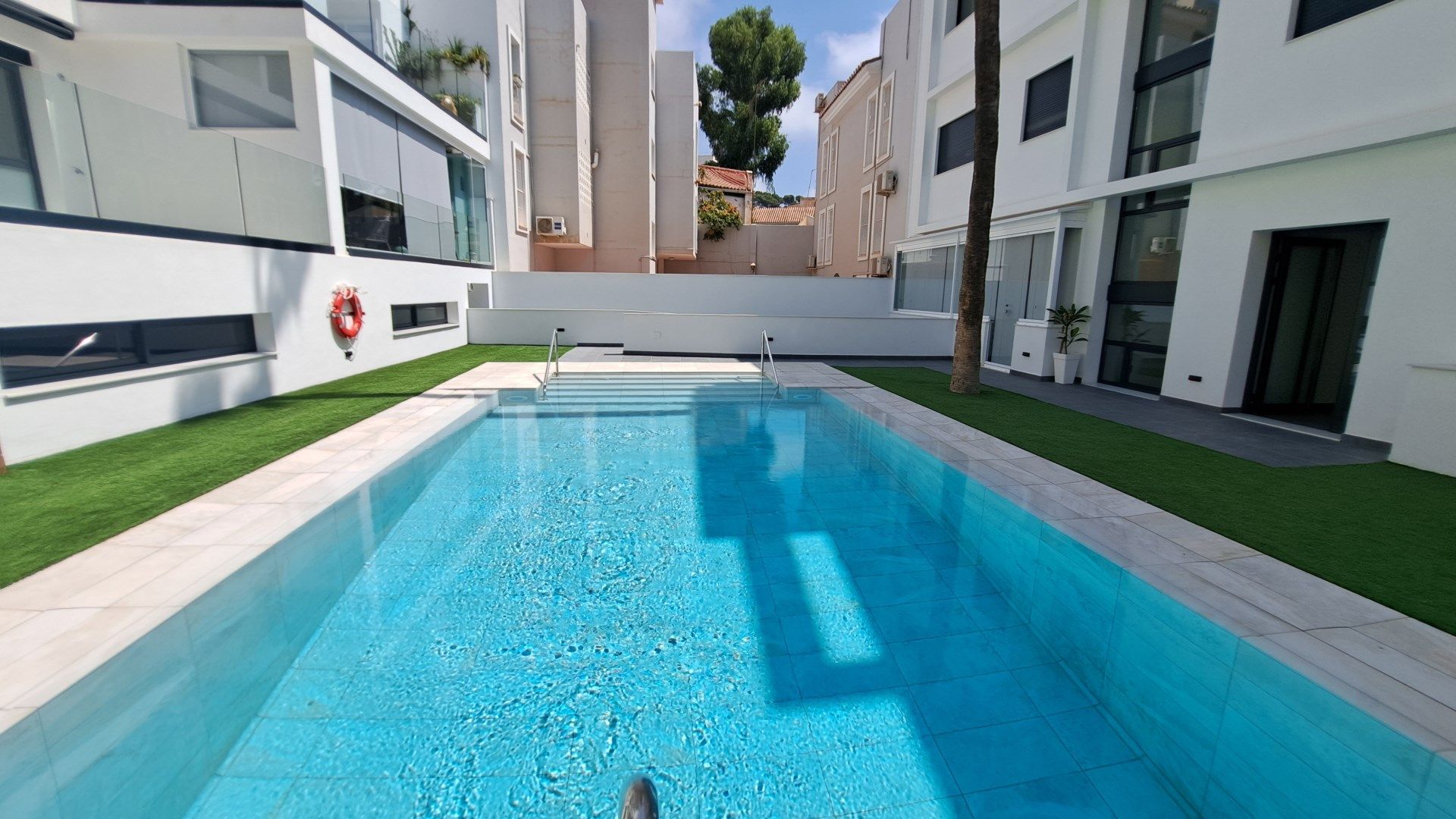 Swimming pool of Flat for sale in Málaga Capital  with Air Conditioner and Storage room