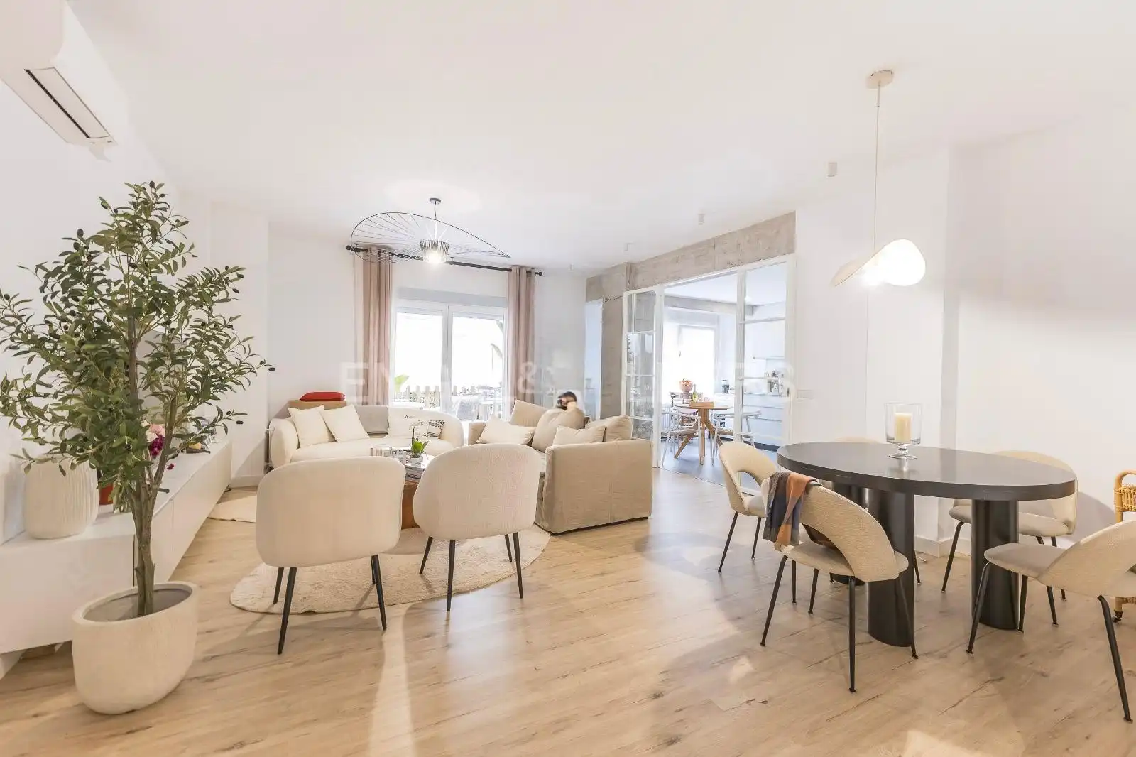 Sala d'estar de Pis de lloguer en Barrio de Salamanca