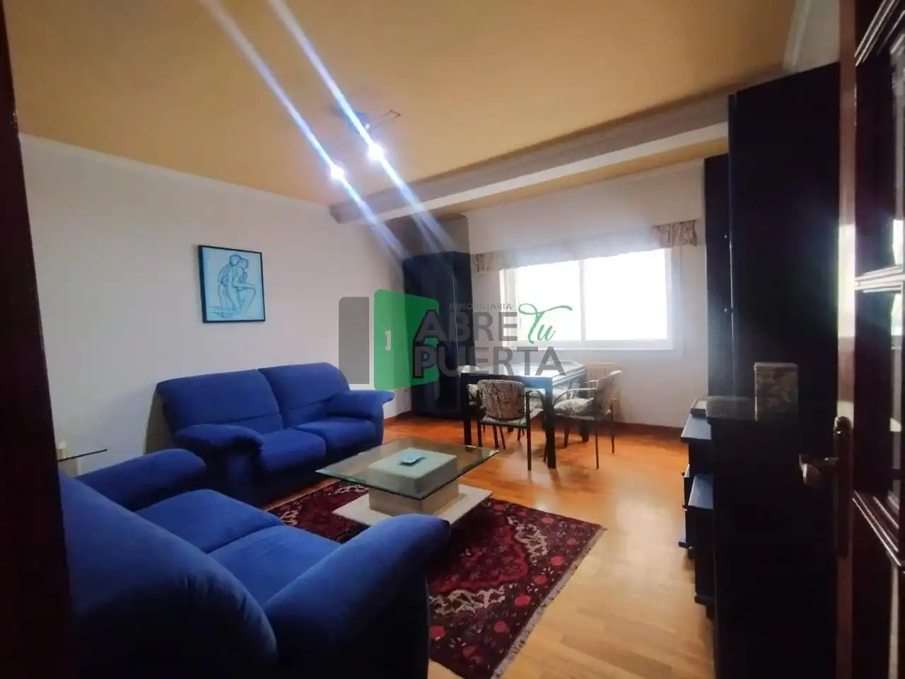 Living room of Flat for sale in Ourense Capital   with Heating, Parquet flooring and Storage room