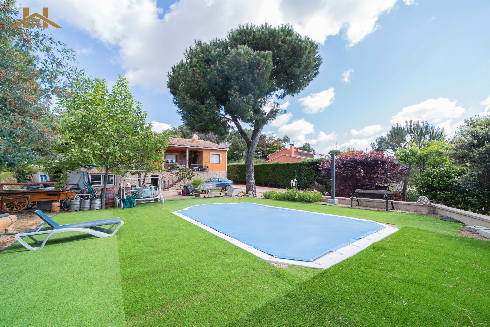 Garden of House or chalet for sale in Cadalso de los Vidrios  with Heating, Private garden and Swimming Pool
