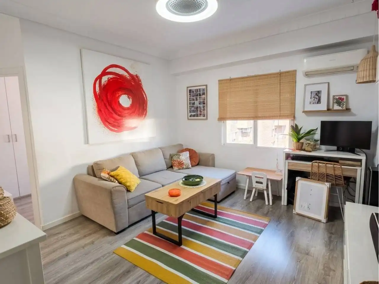 Sala de estar de Ático en venta en Valencia con Aire acondicionado, Calefacción y Terraza