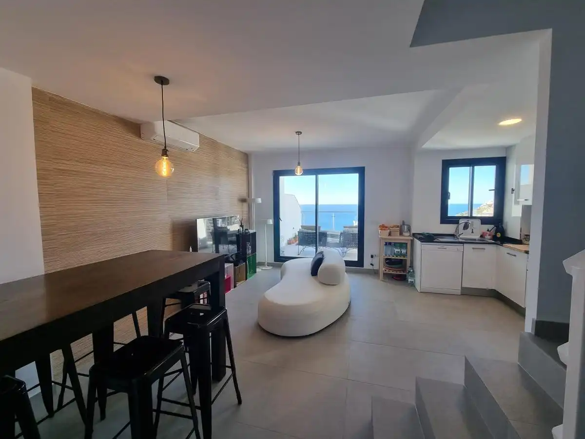 Living room of Duplexes for sale in Nerja  with Air Conditioner, Heating and Terrace