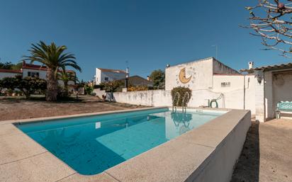 Swimming pool of Country house for sale in Banyeres del Penedès  with Private garden, Parquet flooring and Swimming Pool