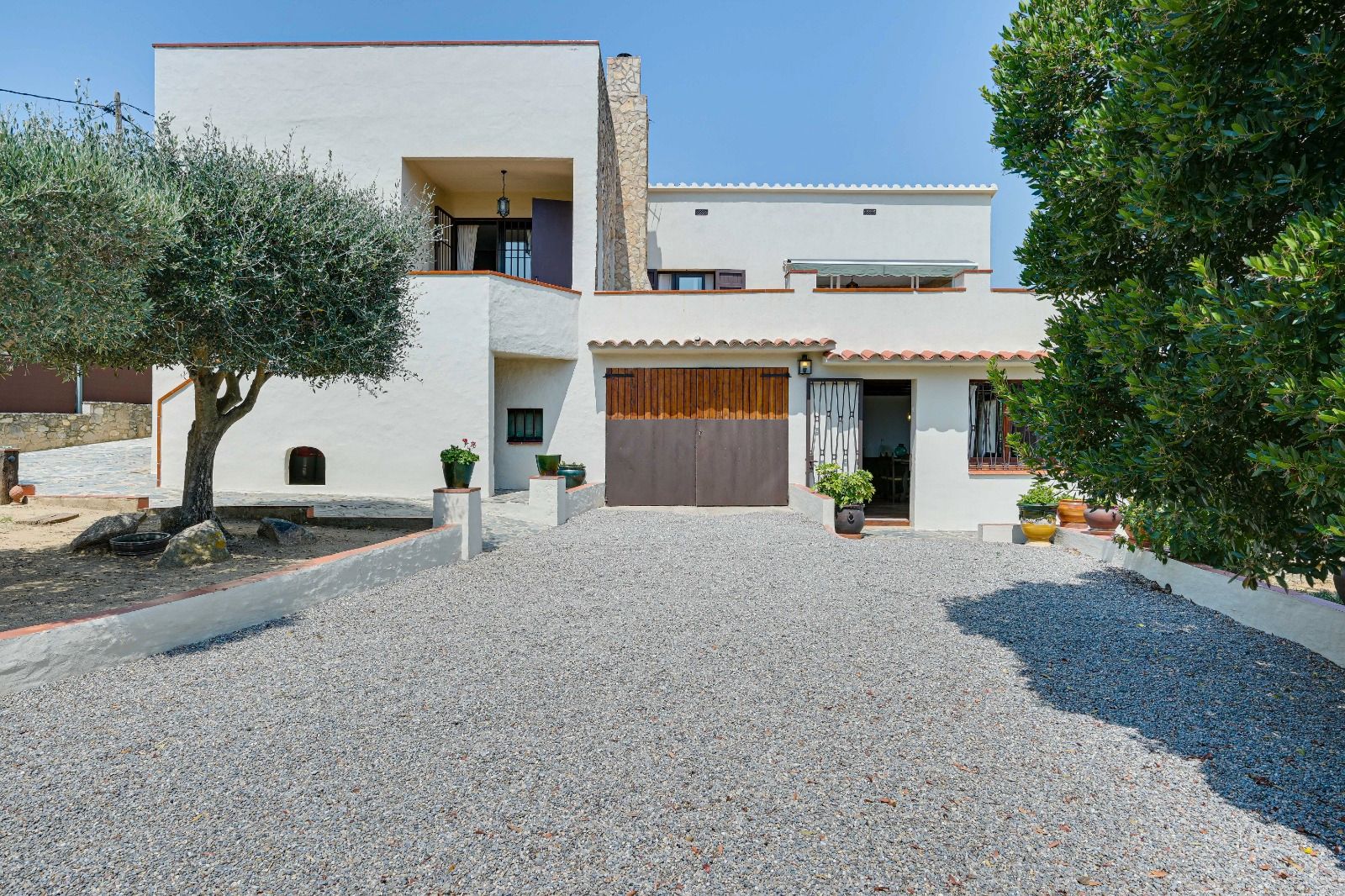 Exterior view of House or chalet for sale in Vall-llobrega  with Heating, Private garden and Terrace