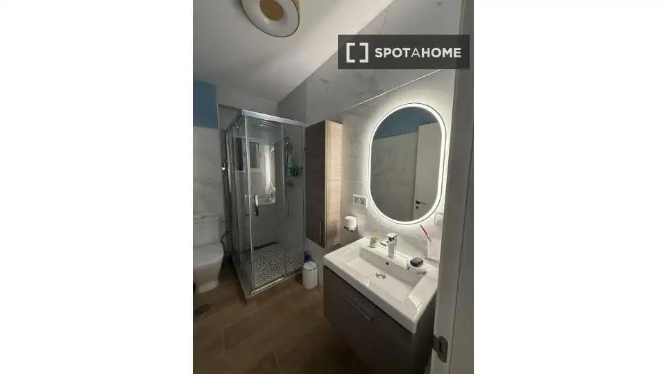 Bathroom of Flat for rent in Málaga  with Air Conditioner, Heating and Furnished
