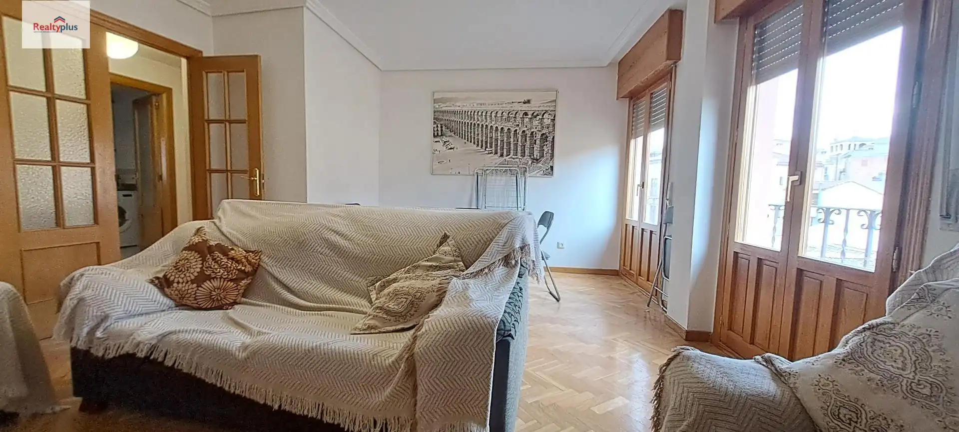 Sala de estar de Dúplex de alquiler en Segovia con Amueblado y Balcón