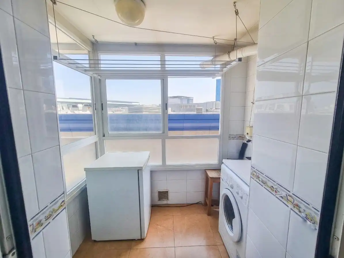 Balcony of Flat for sale in Fuenlabrada  with Air Conditioner, Heating and Parquet flooring