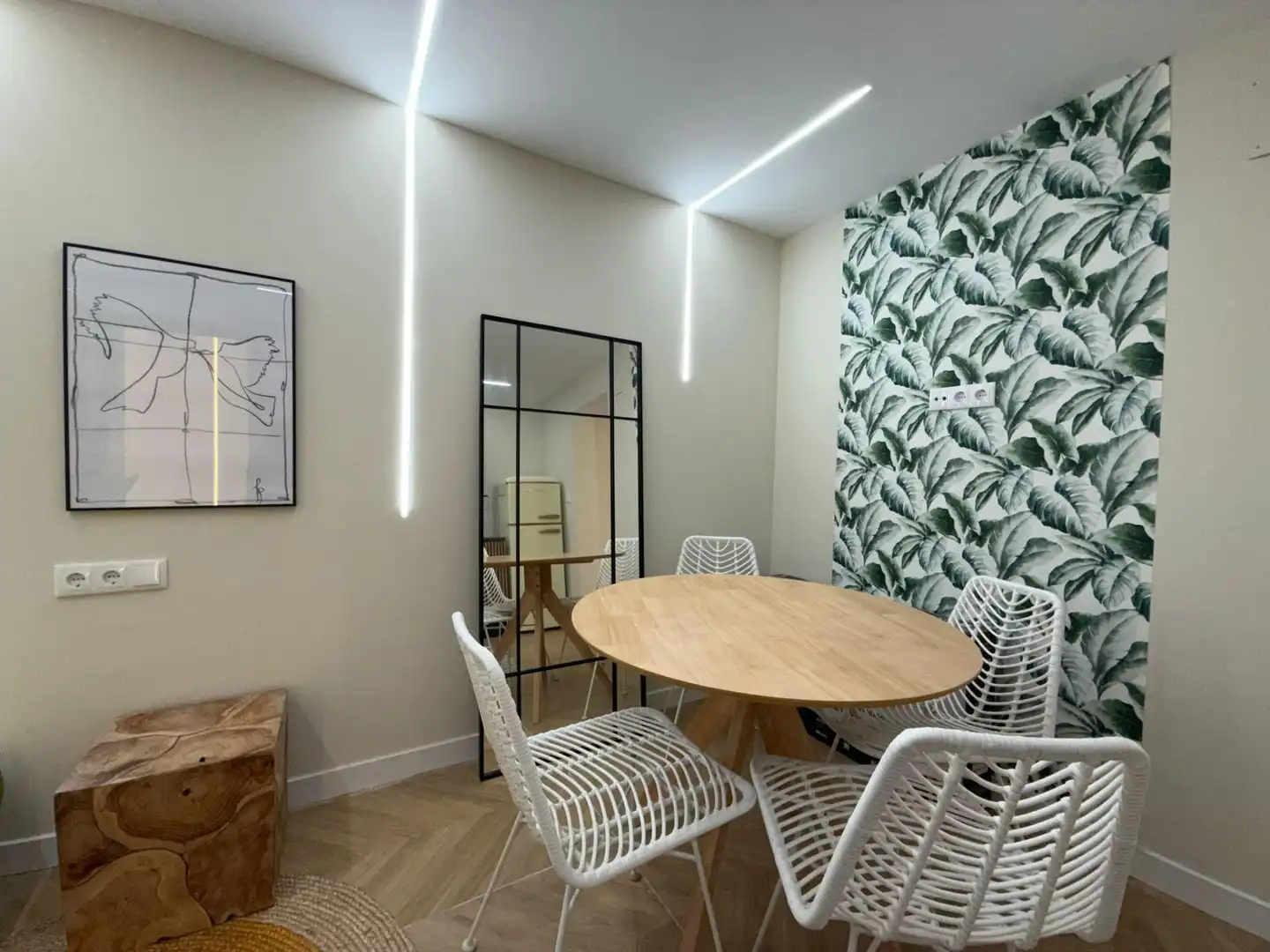 Comedor de Apartamento de alquiler en Mérida con Aire acondicionado, Terraza y Amueblado