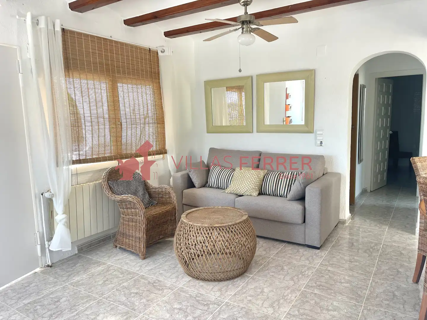 Living room of Houses for sale in Dénia  with Air Conditioner, Private garden and Terrace