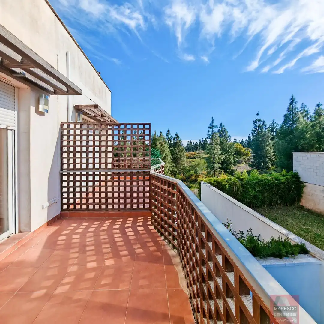 Terrasse von Einfamilien-Reihenhaus zum Verkauf in Mijas mit Klimaanlage, Terrasse und Abstellraum