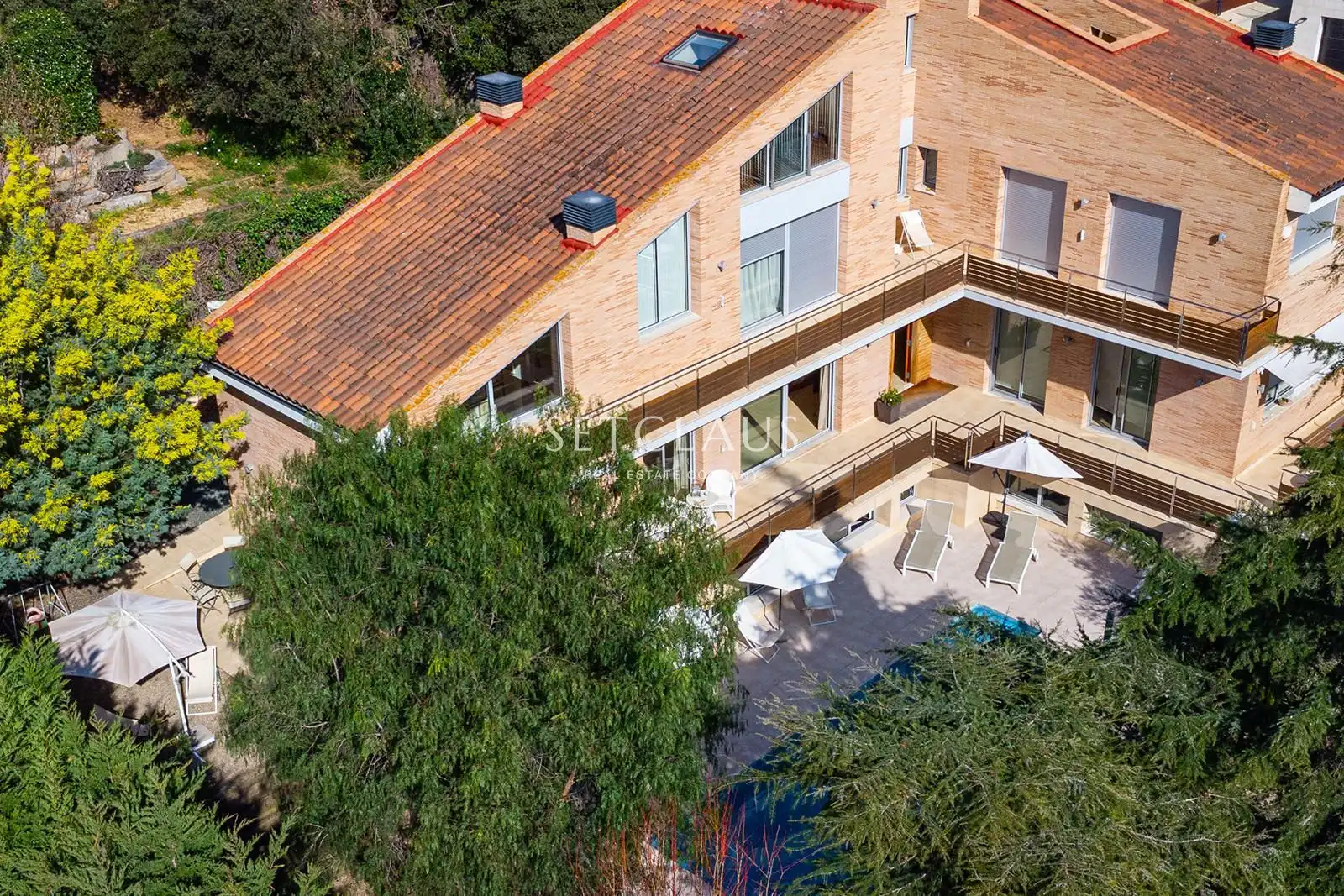 Detached house with terrace for sale in Vallromanes, imagen 4
