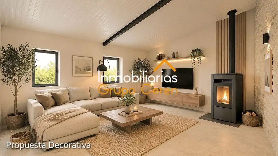 Sala d'estar de Casa o xalet en venda en Redecilla del Campo amb Traster