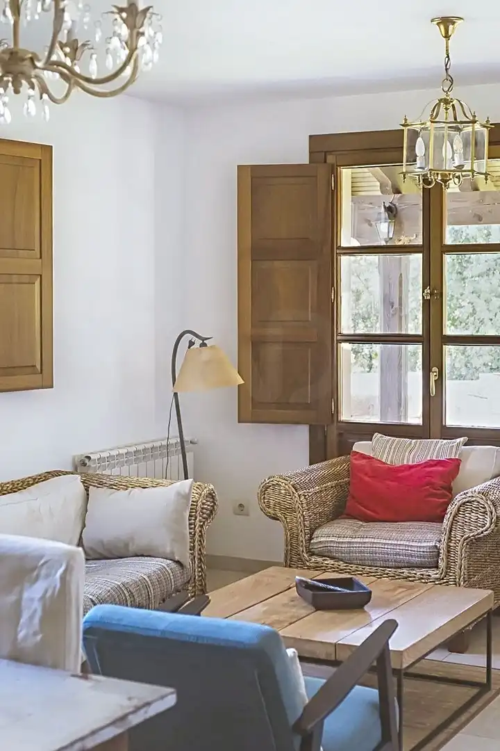 Sala d'estar de Finca rústica en venda en Llanes amb Aire condicionat i Calefacció