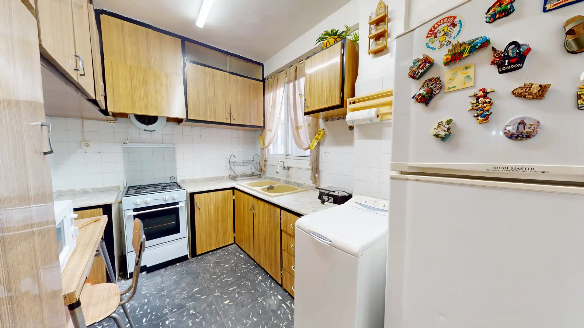 Kitchen of Flat for sale in Elda  with Balcony