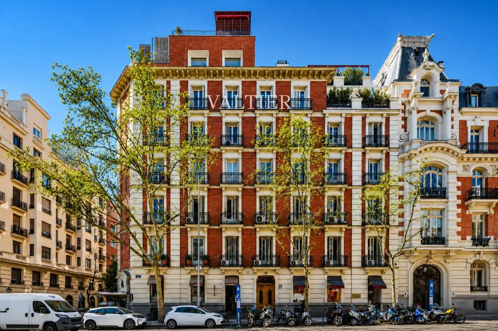 Außenansicht von Wohnung zur Miete in Madrid mit Klimaanlage und Möbliert